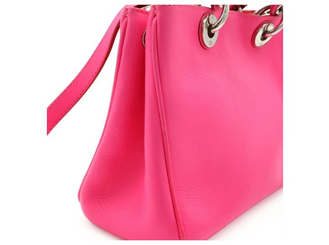 Mini borsa Christian Dior Diorissimo Nero Rosa - vista 7