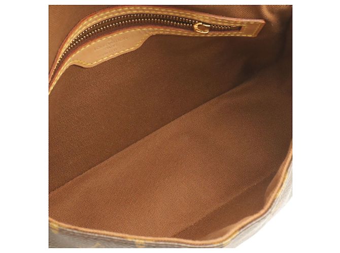 Borsa a tracolla Louis Vuitton Monogram Mini Looping Marrone - vista 6