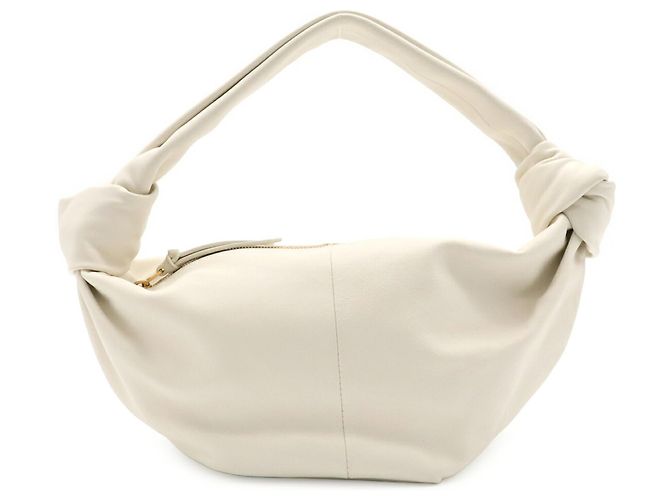Borsa Bottega Veneta Double Knot Bianco - vista 2