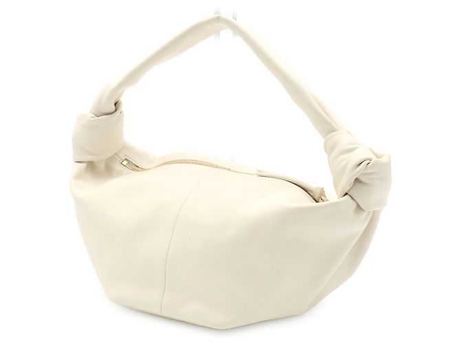 Borsa Bottega Veneta Double Knot Bianco - vista 3