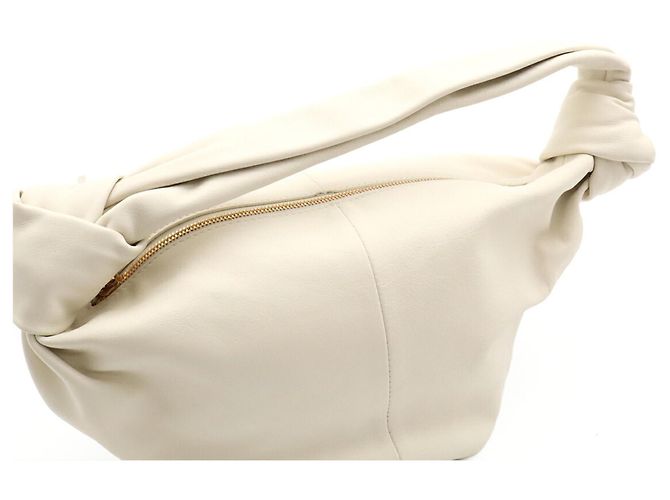 Borsa Bottega Veneta Double Knot Bianco - vista 5