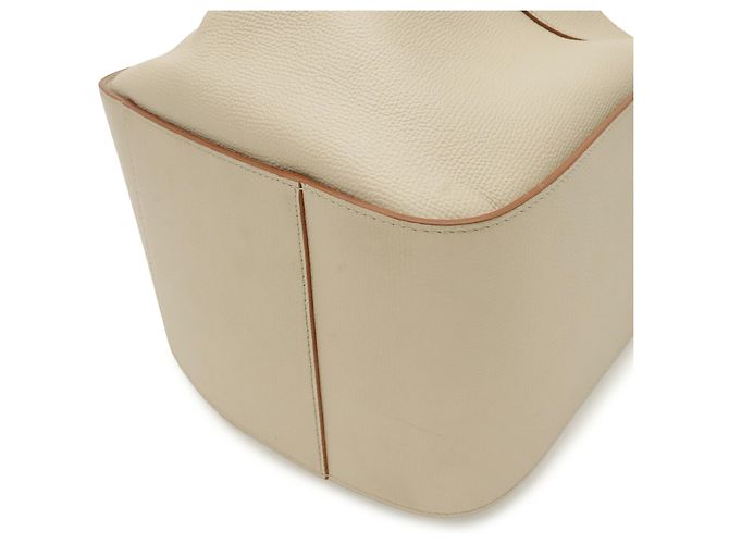 Borsa Loewe Hammock in pelle beige sabbia - vista 4