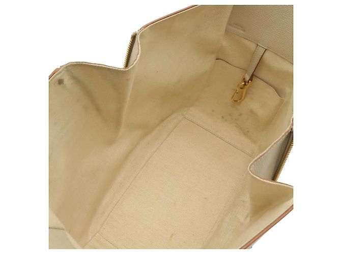 Borsa Loewe Hammock in pelle beige sabbia - vista 8