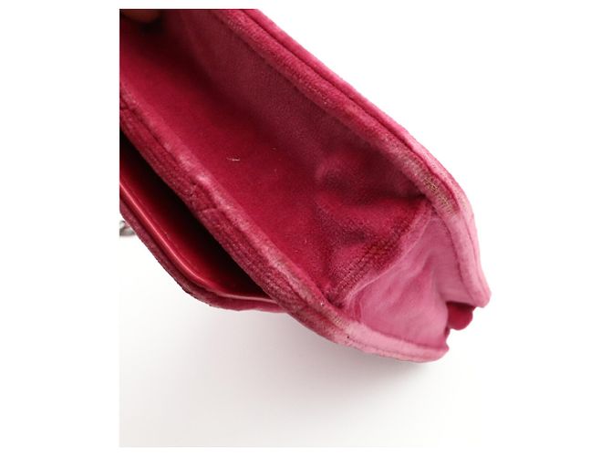 Borsa a tracolla con catena Chanel Boy Chanel Matelassé Rosa - vista 6