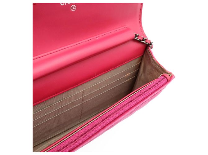 Borsa a tracolla con catena Chanel Boy Chanel Matelassé Rosa - vista 7
