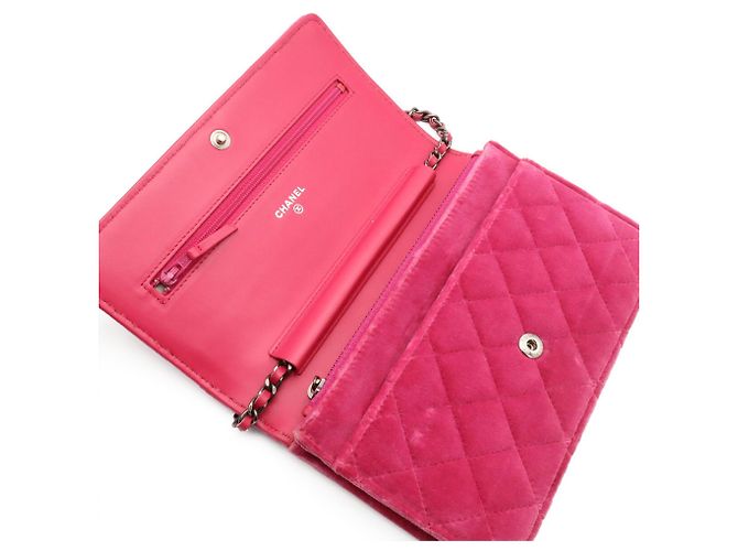 Borsa a tracolla con catena Chanel Boy Chanel Matelassé Rosa - vista 9