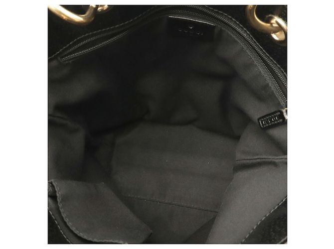 Borsa Tote Gucci GG Canvas Nero - vista 7