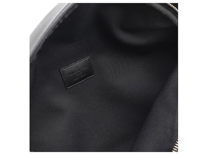 Marsupio Louis Vuitton Monogram Eclipse Discovery PM Marrone Nero Monogramma - vista 10