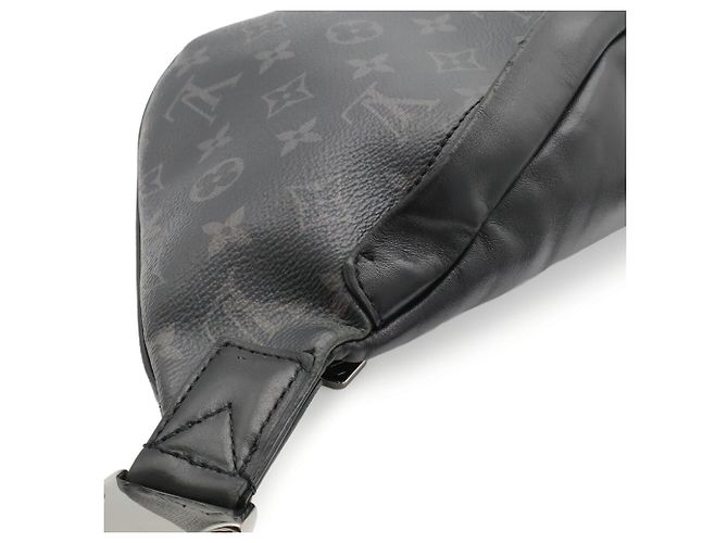 Marsupio Louis Vuitton Monogram Eclipse Discovery PM Marrone Nero Monogramma - vista 6