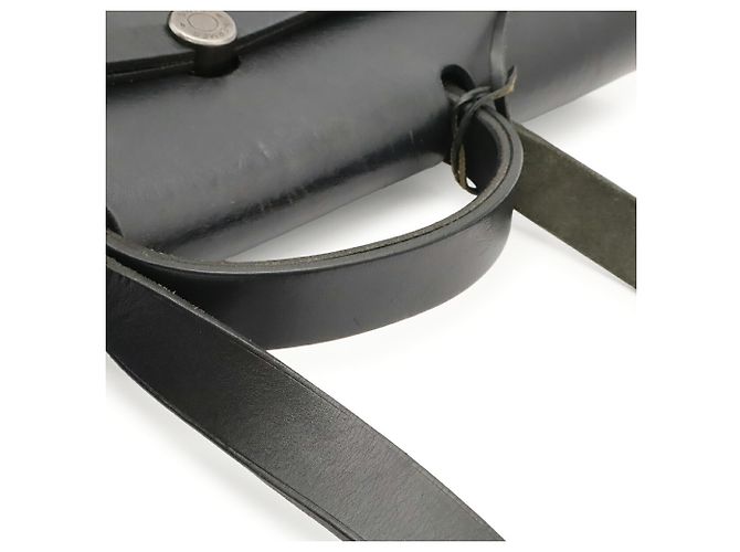 Hermès Borsa Hermes Herbag MM in Toile Officier e pelle nera Nero - vista 6