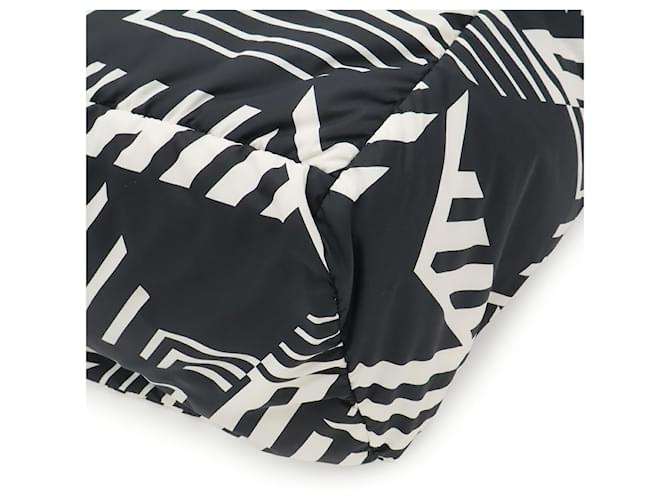 Zaino CHANEL Coco Beach Nero Bianco - vista 4
