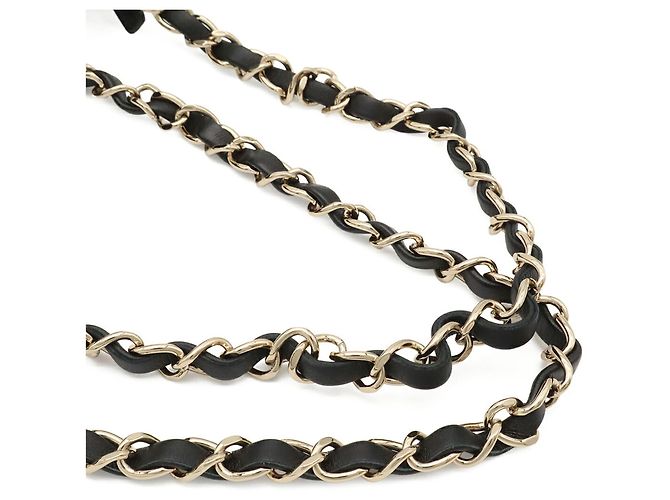 Zaino CHANEL Coco Beach Nero Bianco - vista 5