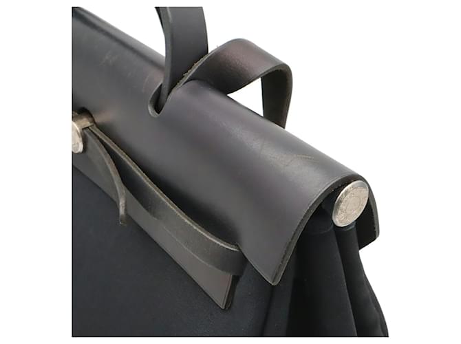 Hermès Borsa Hermes Herbag MM Nero - vista 6