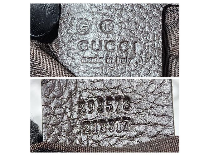 Borsa a tracolla GUCCI Crystal Monogram Medium Marrone Scuro/Beige - vista 2