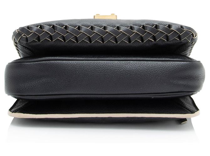 Borsa a tracolla Louis Vuitton Monogram Empreinte Braided Pochette Metis Nero - vista 4