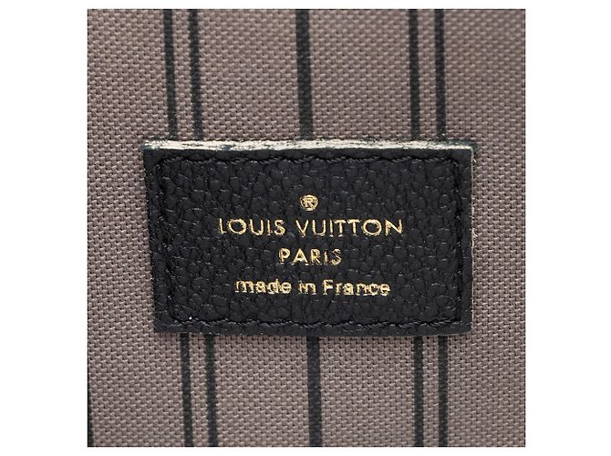 Borsa a tracolla Louis Vuitton Monogram Empreinte Braided Pochette Metis Nero - vista 8