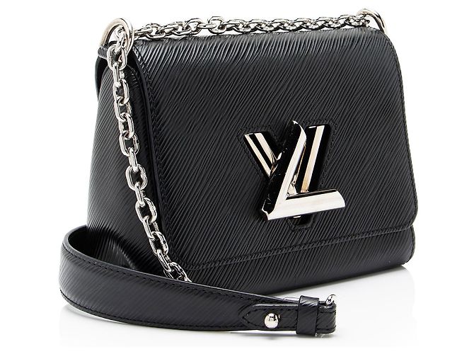 Borsa a Spalla Louis Vuitton Epi Leather Twist PM Nero - vista 2