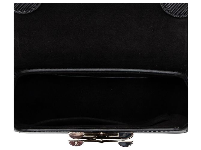 Borsa a Spalla Louis Vuitton Epi Leather Twist PM Nero - vista 7