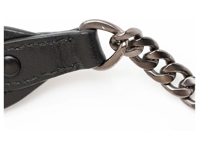 Borsa a tracolla Cahier in pelle di vitello Saffiano borchiata Prada Nero - vista 10