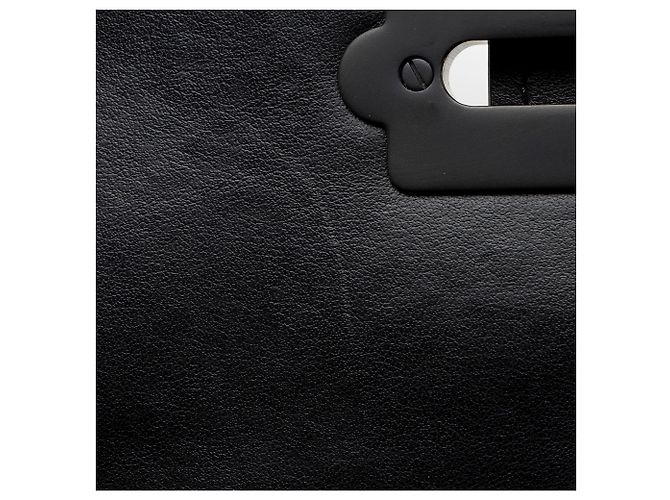 Borsa a tracolla Cahier in pelle di vitello Saffiano borchiata Prada Nero - vista 9