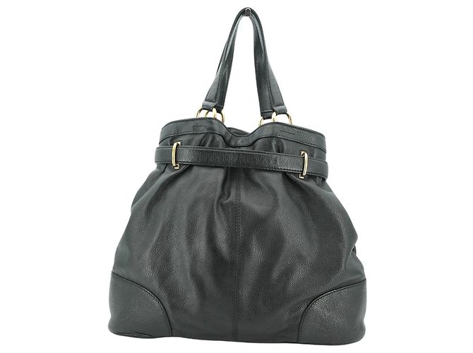 Gucci Leder Tote Bag Sienna Schwarz - Ansicht 3