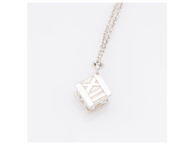 Collana Atlas Cube in argento sterling Tiffany & Co. Metallico - vista 5