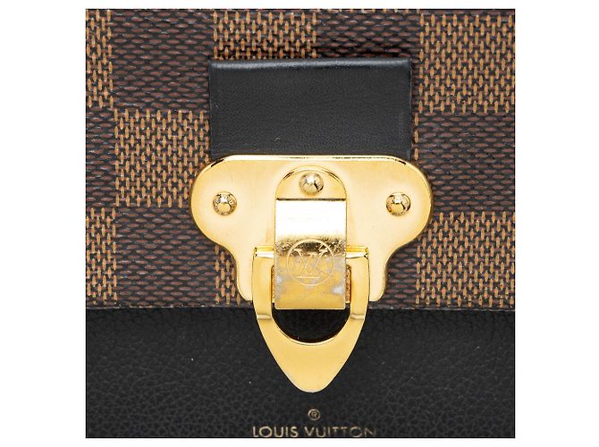Cartera Vavin con cadena Louis Vuitton Damier Ebene Negro - vista 10