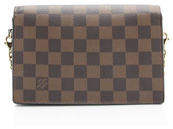Cartera Vavin con cadena Louis Vuitton Damier Ebene Negro - vista 3