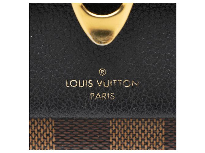Cartera Vavin con cadena Louis Vuitton Damier Ebene Negro - vista 9