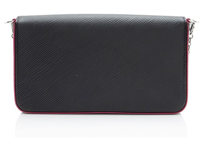 Pochette Félicie Pochette Felicie in pelle Epi Louis Vuitton Nero - vista 3