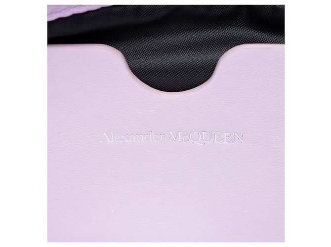 Alexander McQueen Nylon Skull Crossbody Porpora - vista 8