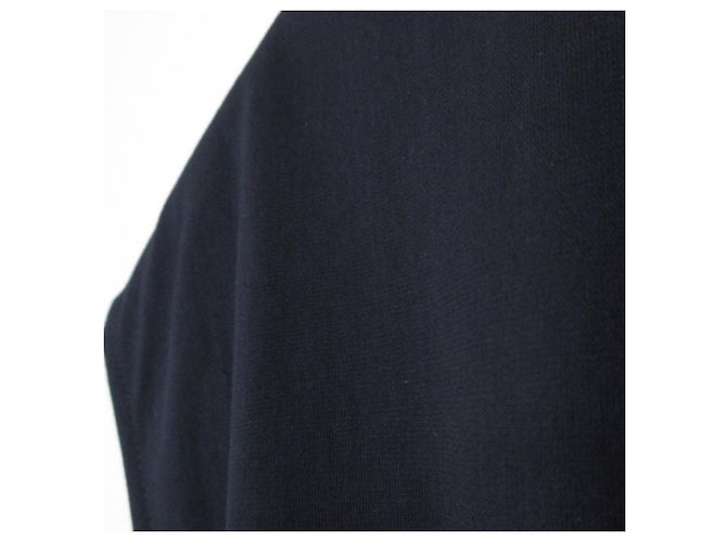 Autre Marque ANAYI Strickkleid mit Wickeloptik Blau Marineblau - Ansicht 3