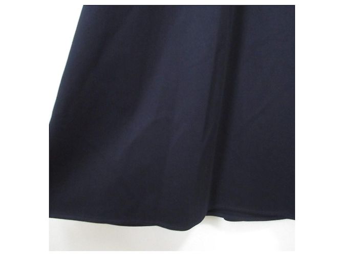 Autre Marque ANAYI Strickkleid mit Wickeloptik Blau Marineblau - Ansicht 6