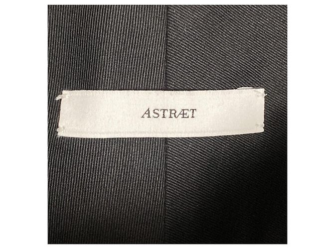 Autre Marque Calça Chino Reta de Cintura Dupla ASTRAET Azul - vista 4