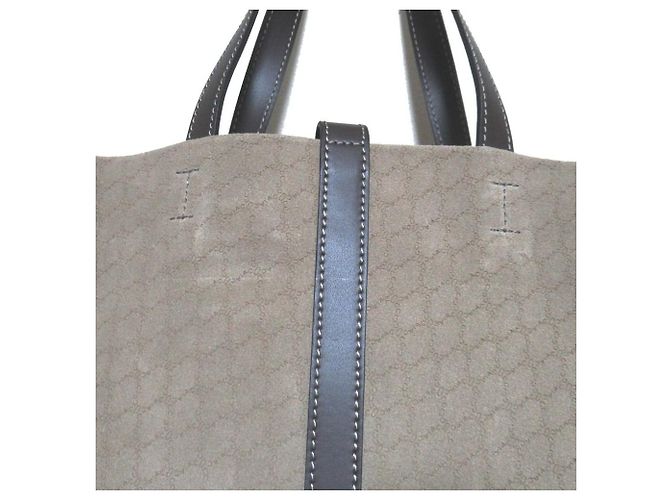 Autre Marque Borsa Tote a Spalla 2way in Suede IACUCCI NOVO Marrone Bronzo - vista 5