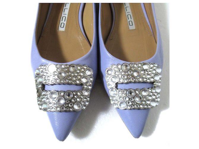 Autre Marque Scarpe basse Pellico ANIMA FIBBIA Porpora Lavanda - vista 4