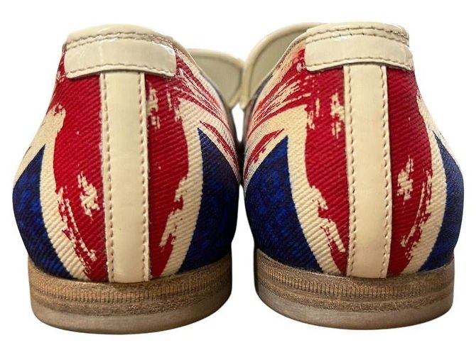 Jimmy Choo Union Jack Opera Schuhe Blau - Ansicht 4