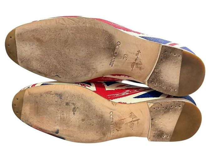 Jimmy Choo Union Jack Opera Schuhe Blau - Ansicht 7