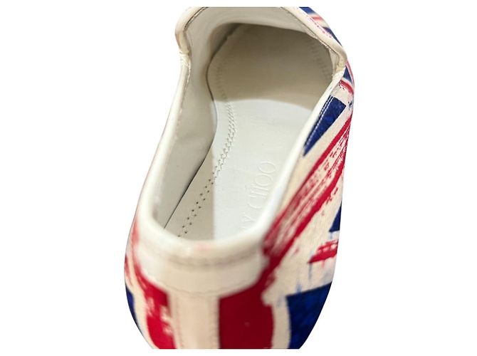 Jimmy Choo Union Jack Opera Schuhe Blau - Ansicht 9