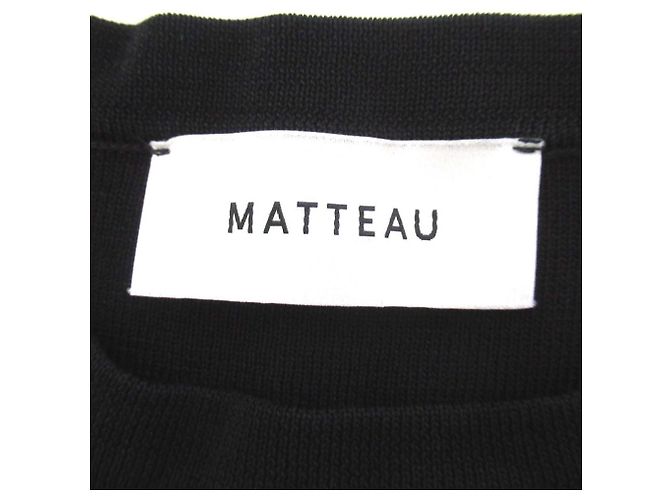 Autre Marque Abito in maglia a coste Matteau Nero - vista 7