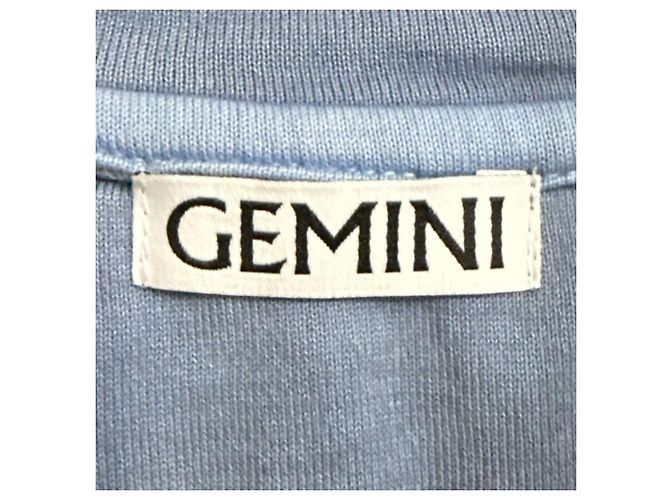 Autre Marque Pull à manches longues Whim Gazette GEMINI avec demi-zip Bleu - vue 4