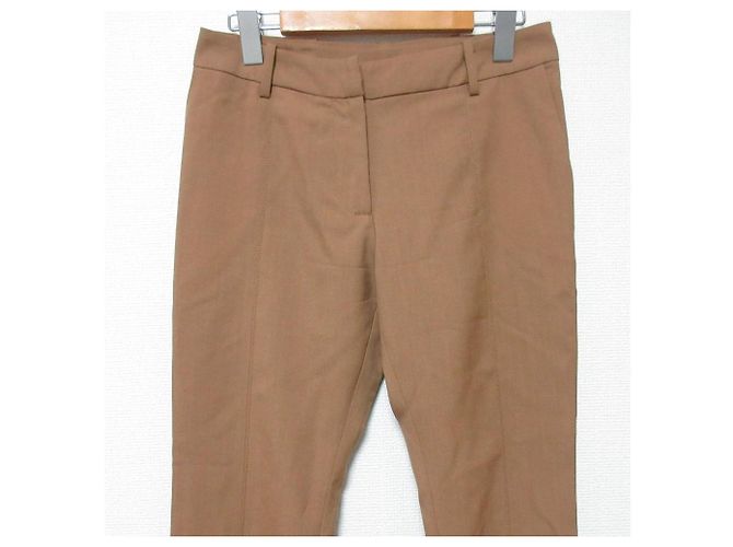 Pantaloni bootcut Marni con zip all'orlo Beige - vista 3