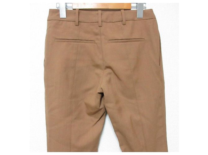 Pantaloni bootcut Marni con zip all'orlo Beige - vista 4