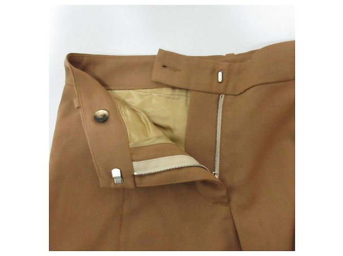 Pantaloni bootcut Marni con zip all'orlo Beige - vista 6