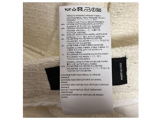Autre Marque Dsquared2 Tweed Lange Hose Weiß - Ansicht 6