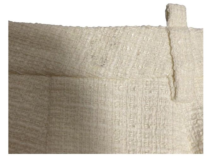 Autre Marque Dsquared2 Tweed Lange Hose Weiß - Ansicht 8