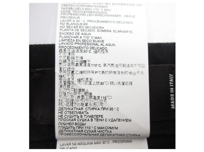 Autre Marque Dsquared2 Stretch-Rock mit Rückenschlitz Schwarz - Ansicht 10