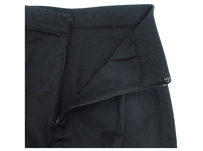 Autre Marque Dsquared2 Stretch-Rock mit Rückenschlitz Schwarz - Ansicht 7