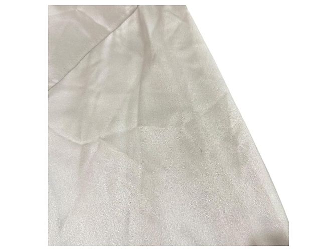 Camicia in seta a maniche lunghe Burberry Marrone - vista 4