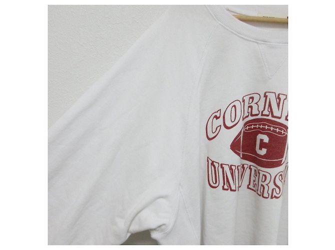Autre Marque Felpa in cotone con stampa College GOOD ROCK SPEED Bianco - vista 4